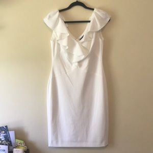 White cocktail dress